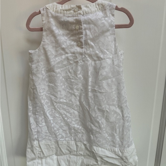Janie & Jack 2T White Girls Formal Floral Tank Top Sleeveless Shift Dredd - Picture 5 of 6
